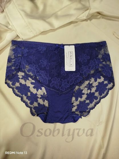 Мереживні трусики з якісної віскози  XXL 00214 фото